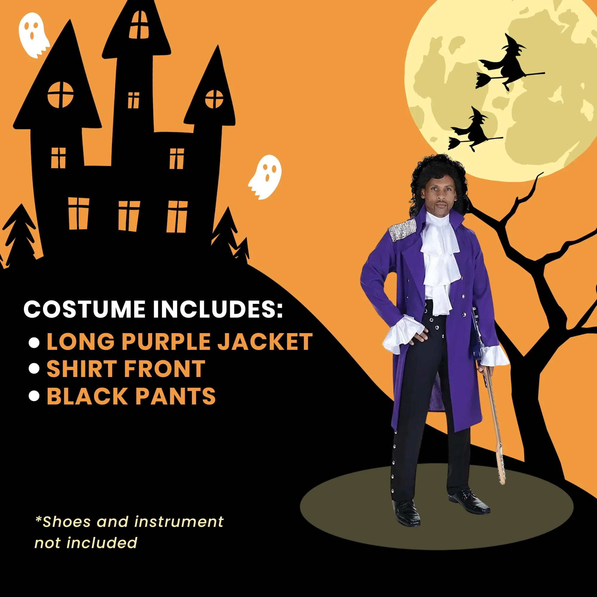 80's Pop Star Men's Costume: XXL - Image 4