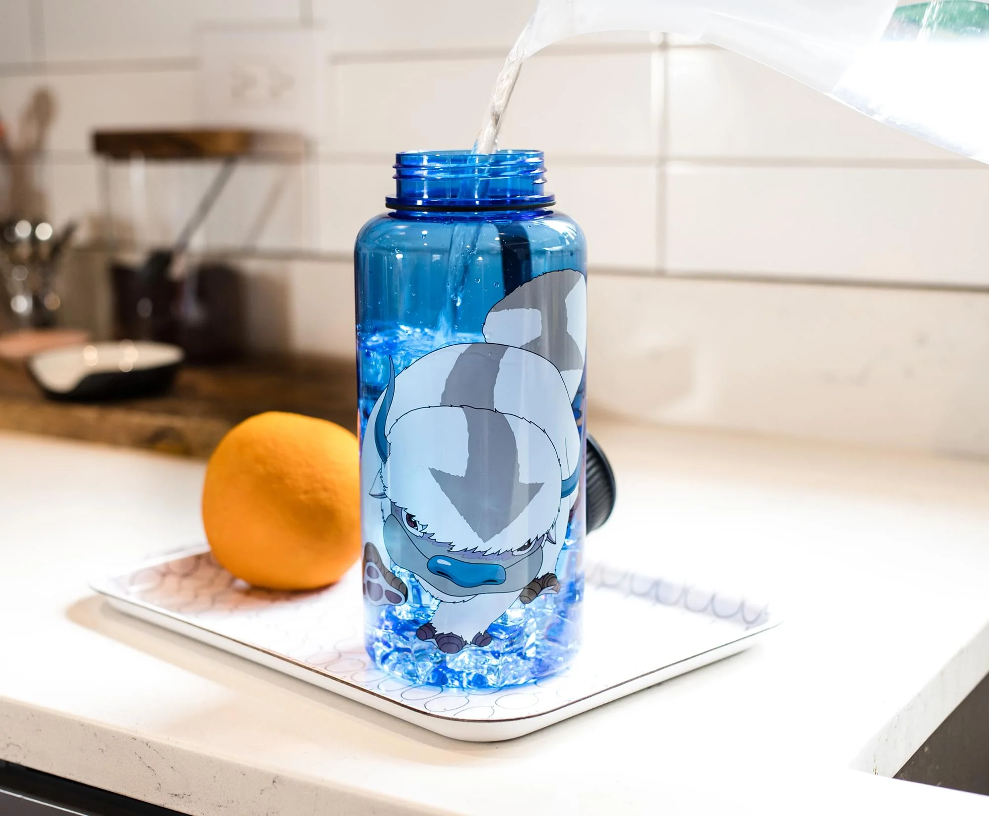 Avatar: The Last Airbender Appa Paw Up Sports Water Bottle | Holds 33 Ounces - Image 4