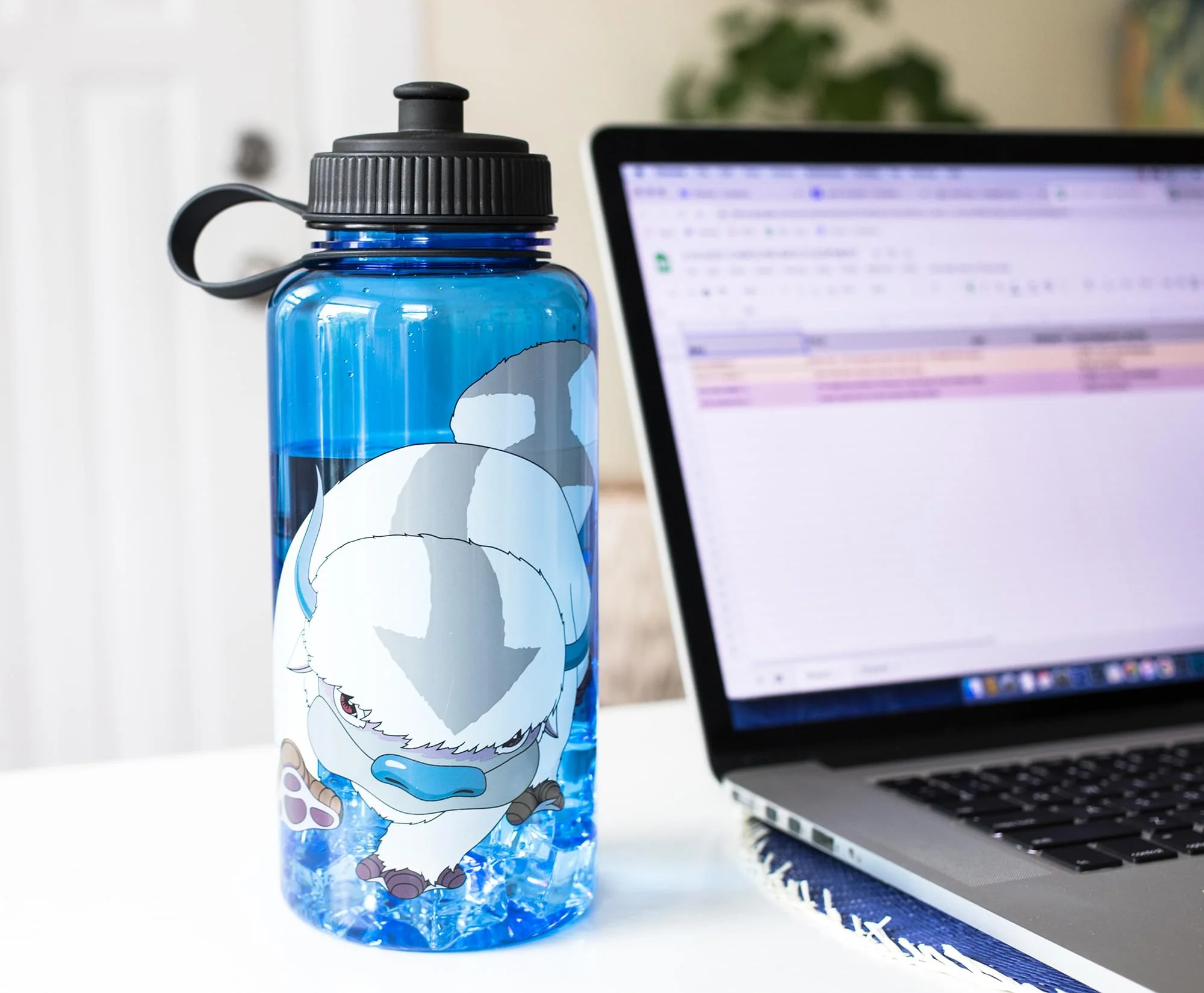 Avatar: The Last Airbender Appa Paw Up Sports Water Bottle | Holds 33 Ounces - Image 6