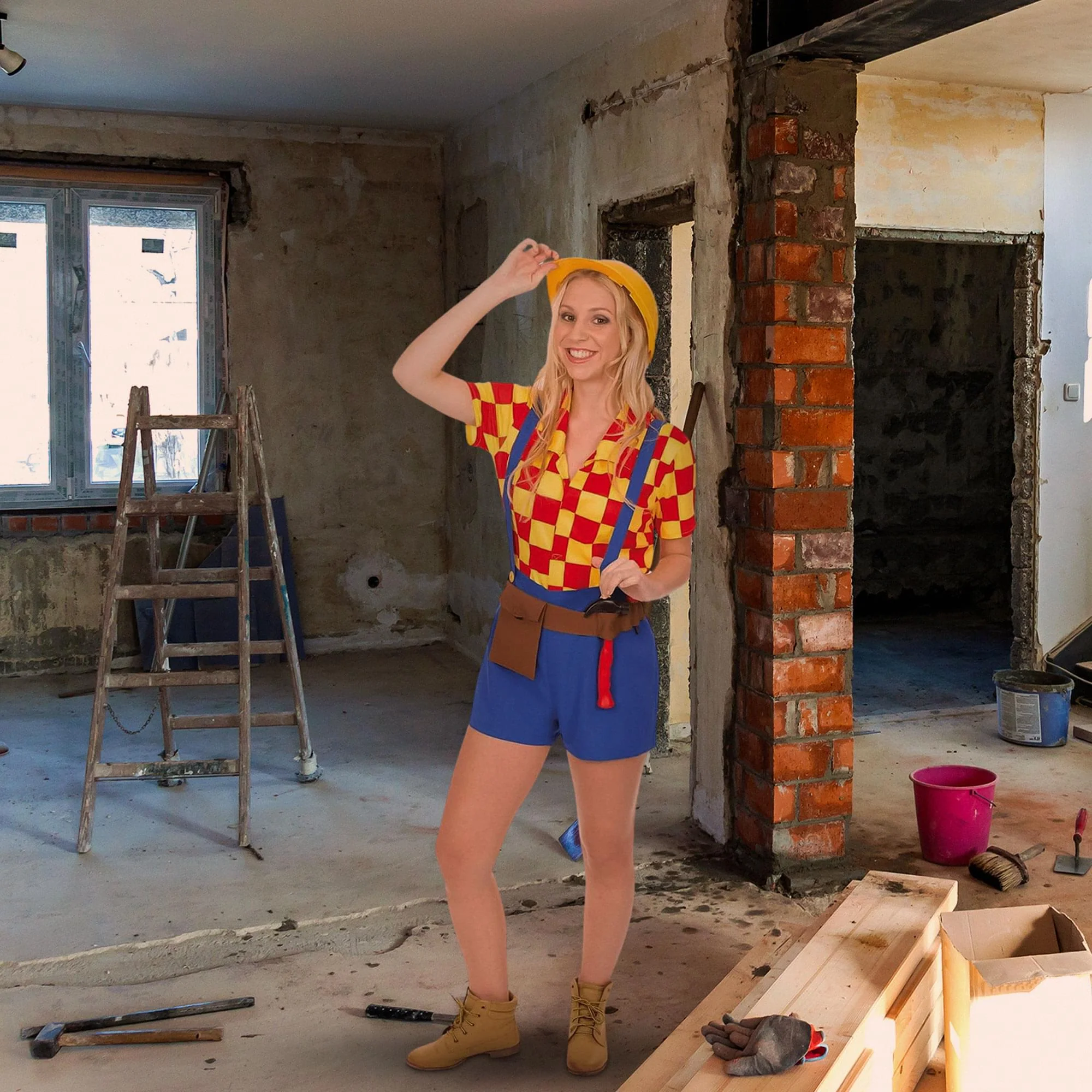 Belinda The Builder Women's Costume - Image 5