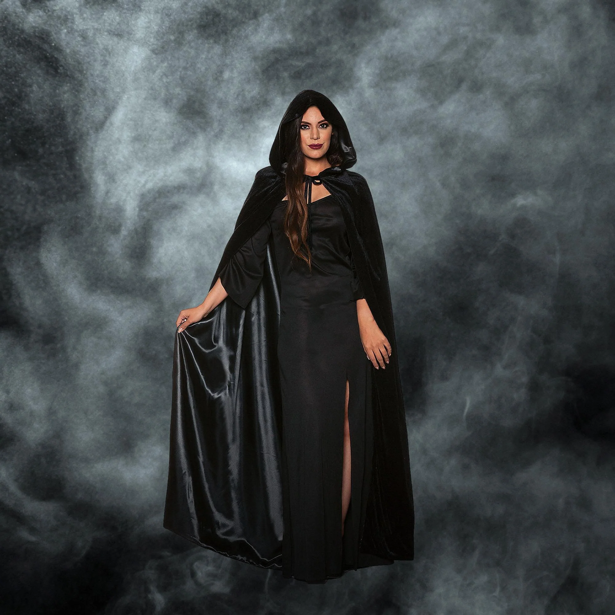 Black Adult Costume Cape | One Size - Image 3