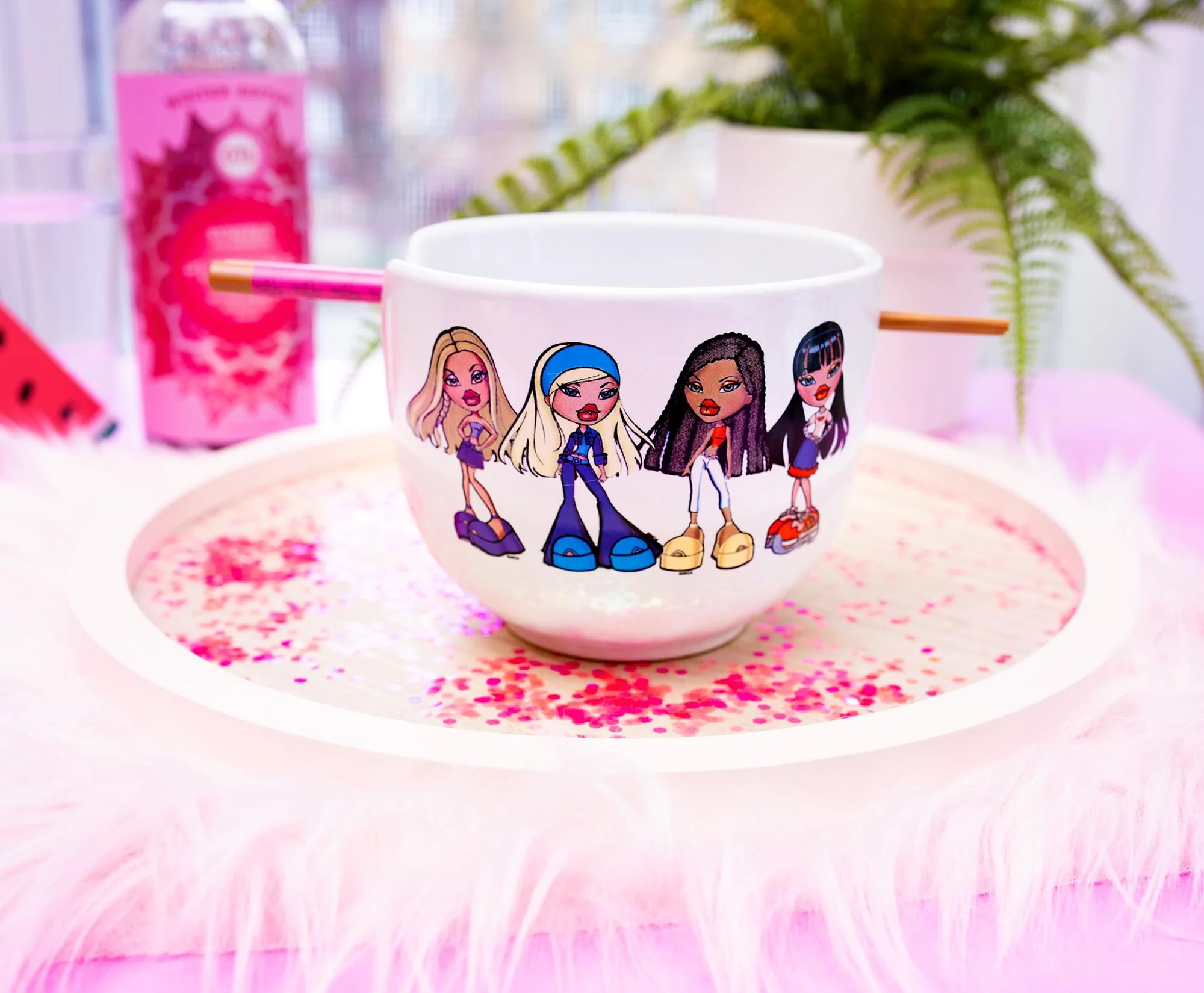 Bratz 20-Ounce Ceramic Ramen Bowl and Chopstick Set - Image 3