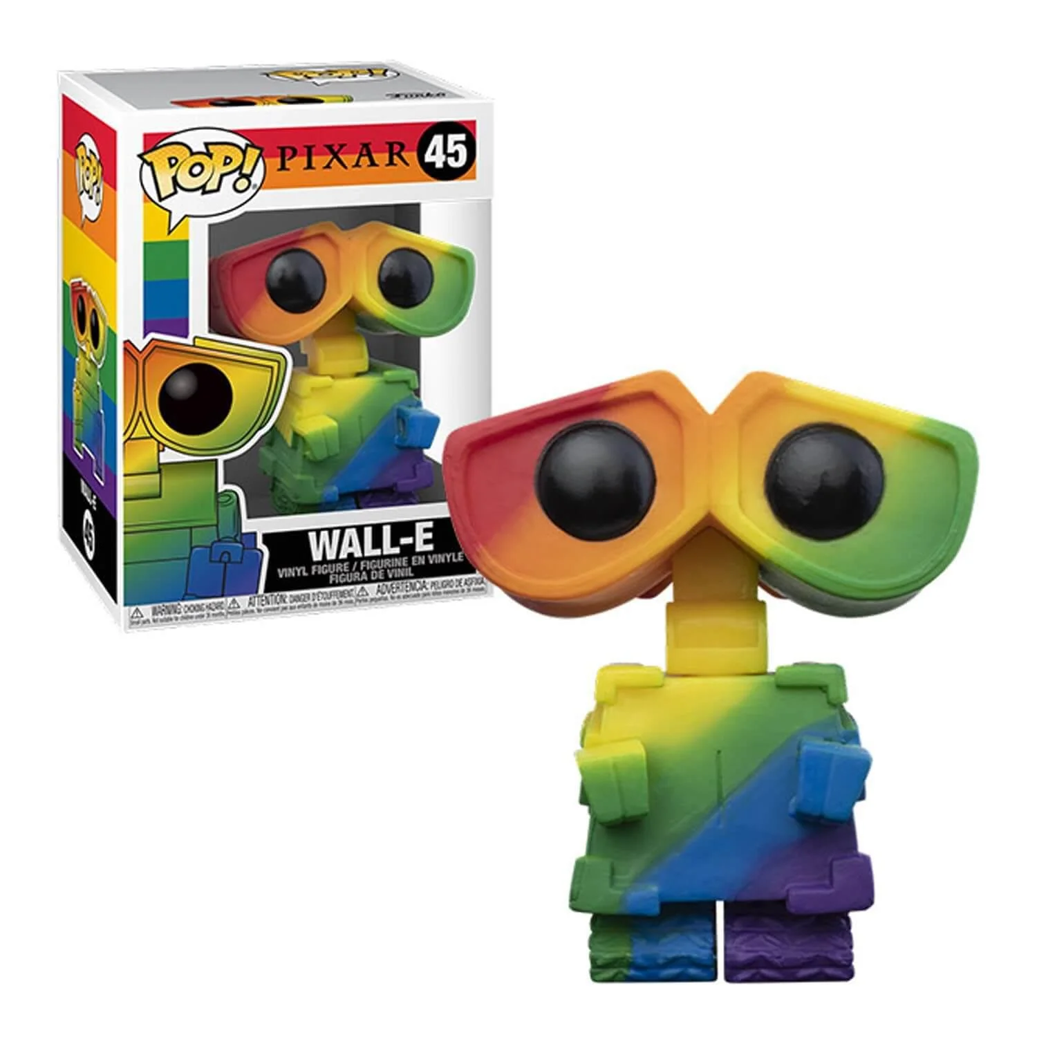 Disney Funko POP Vinyl Figure | Rainbow Pride Wall-E - Image 3