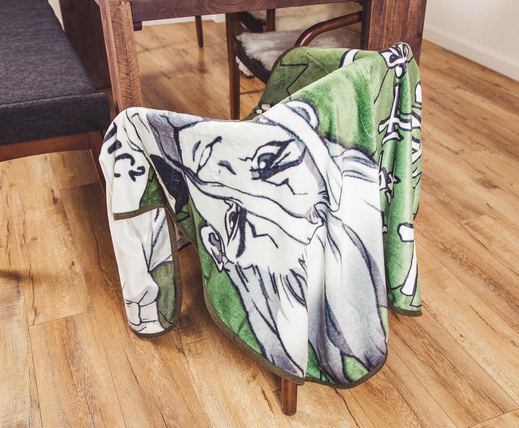 Dr. Stone Senku Ishigami Fleece Throw Blanket | 45 x 60 Inches - Image 5