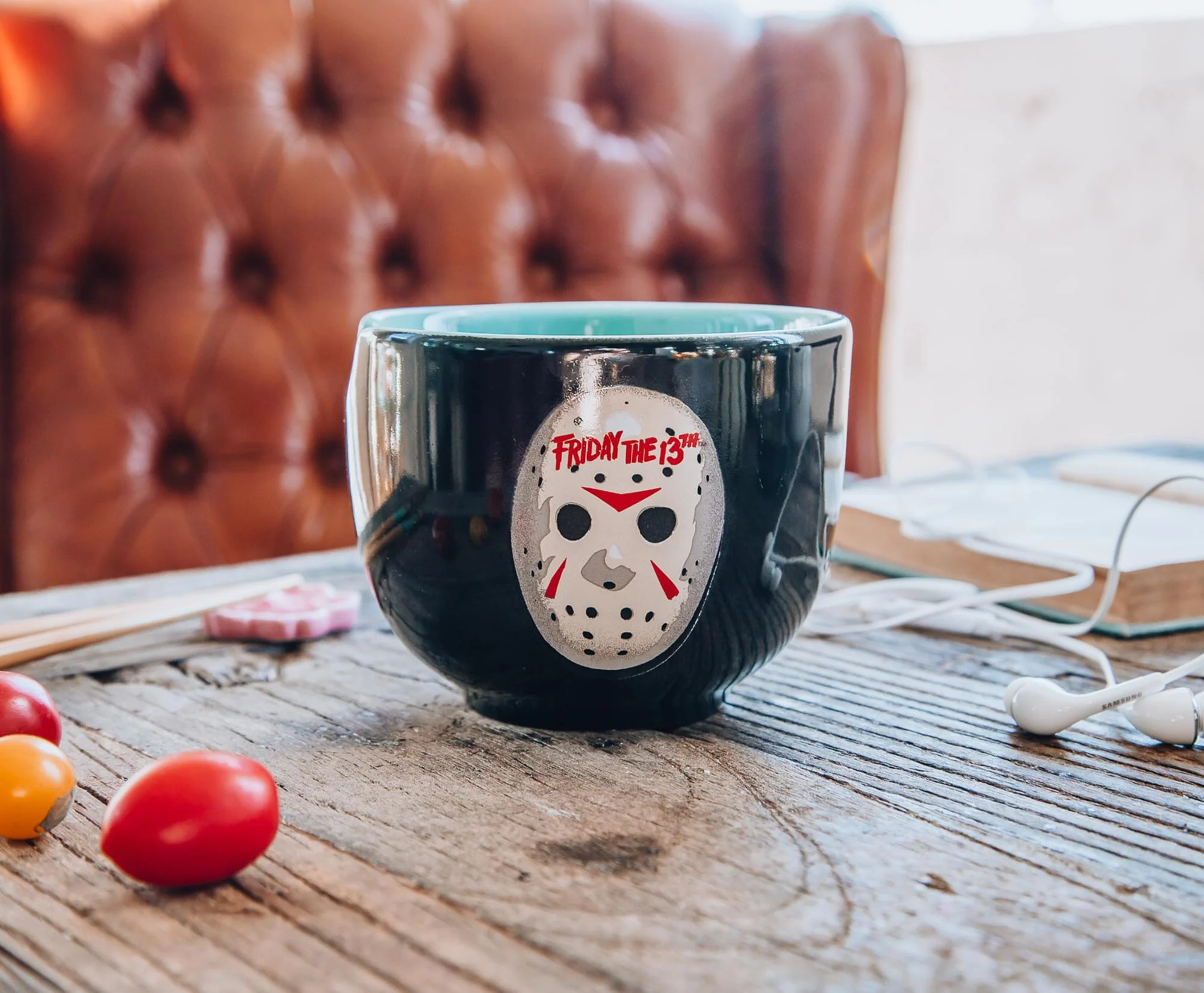 Friday The 13th Jason Voorhees 20-Ounce Ramen Bowl and Chopstick Set - Image 4