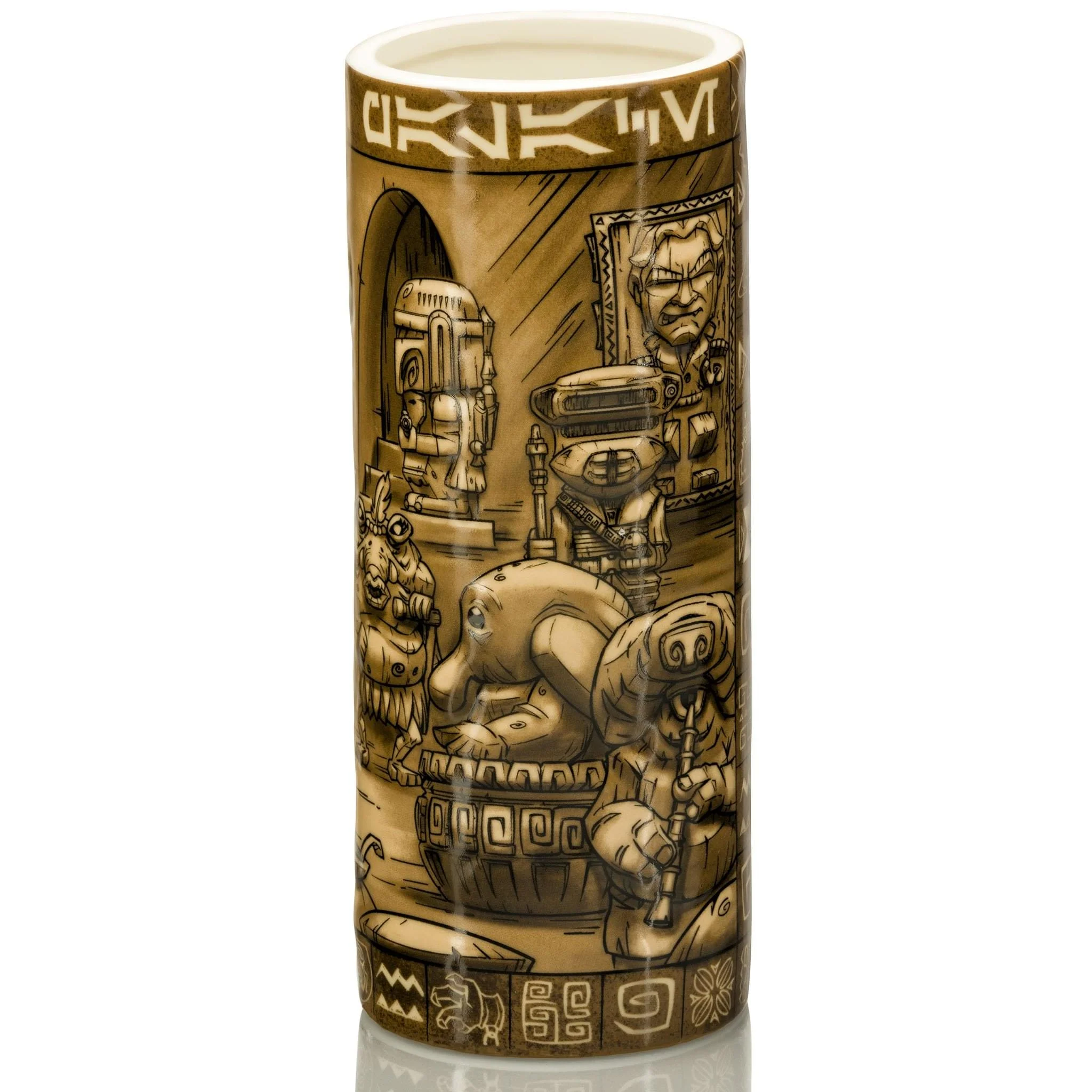Geeki Tiki Star Wars Jabbas Palace Scenic 24 Ounce Ceramic Tiki Mug - Image 3