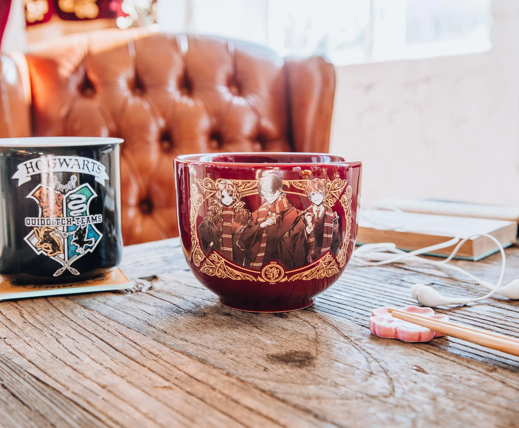 Harry Potter Anime Trio 20-Ounce Ramen Bowl and Chopstick Set - Image 5