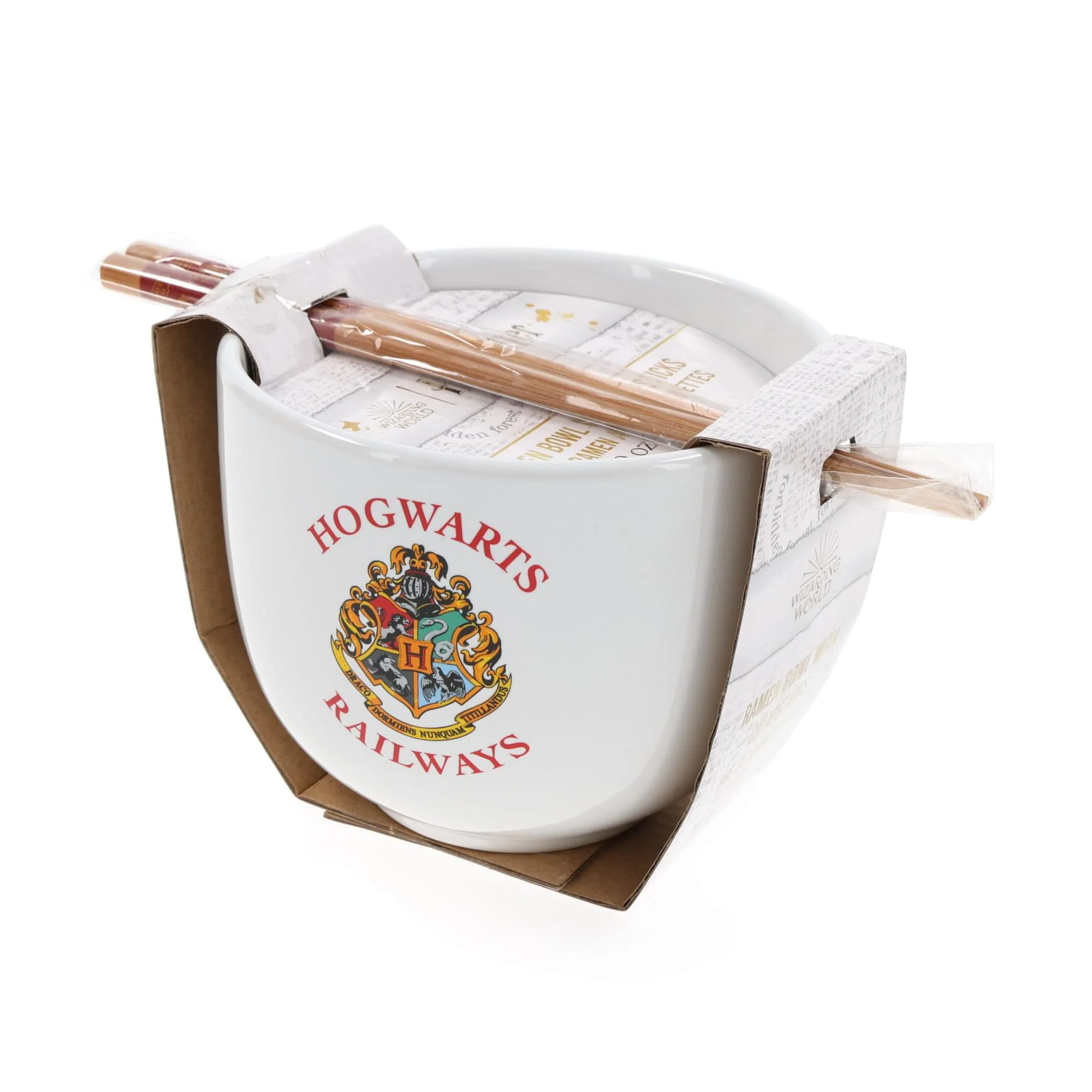 Harry Potter "Hogwarts Railways" 20-Ounce Ceramic Ramen Bowl and Chopstick Set - Image 10