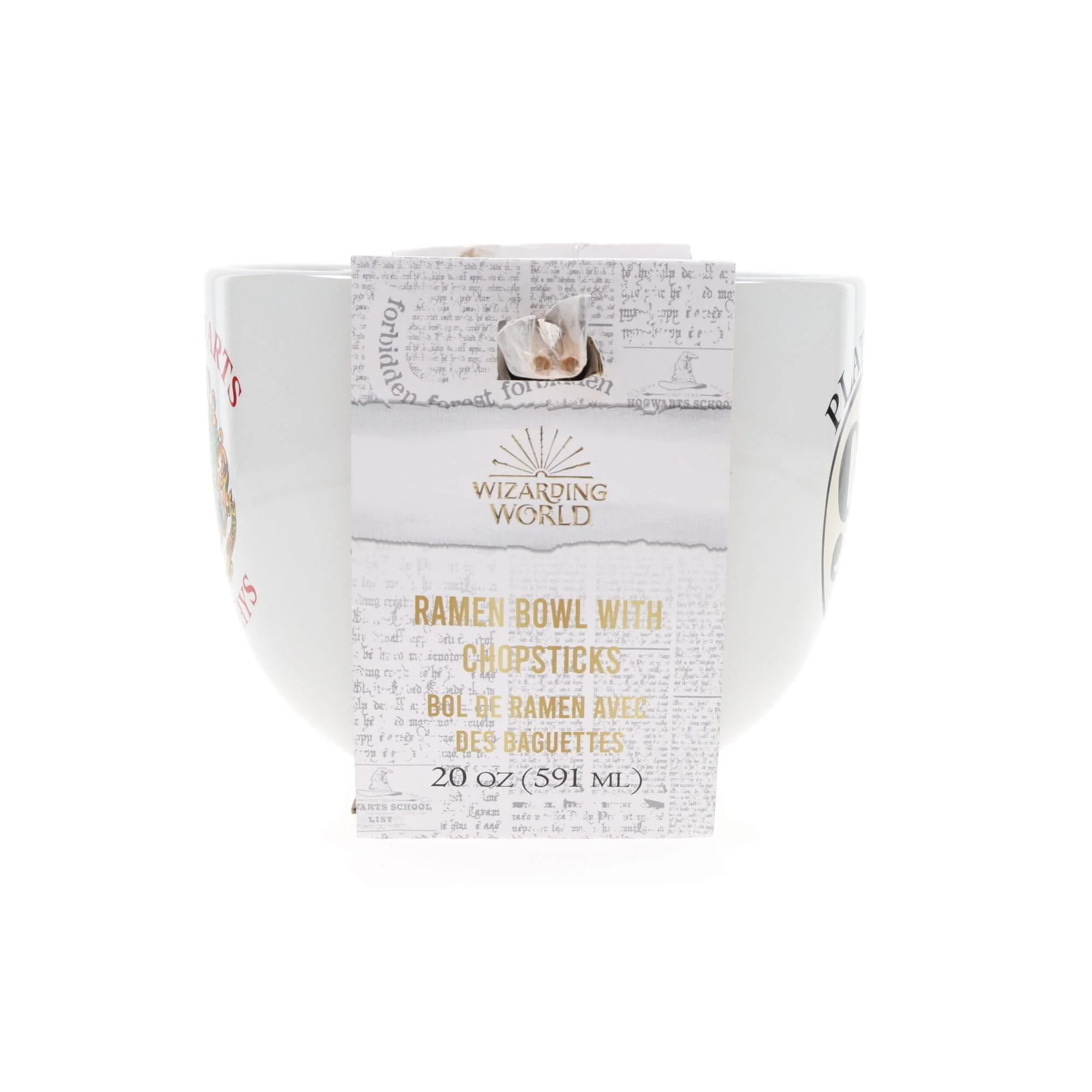 Harry Potter "Hogwarts Railways" 20-Ounce Ceramic Ramen Bowl and Chopstick Set - Image 11