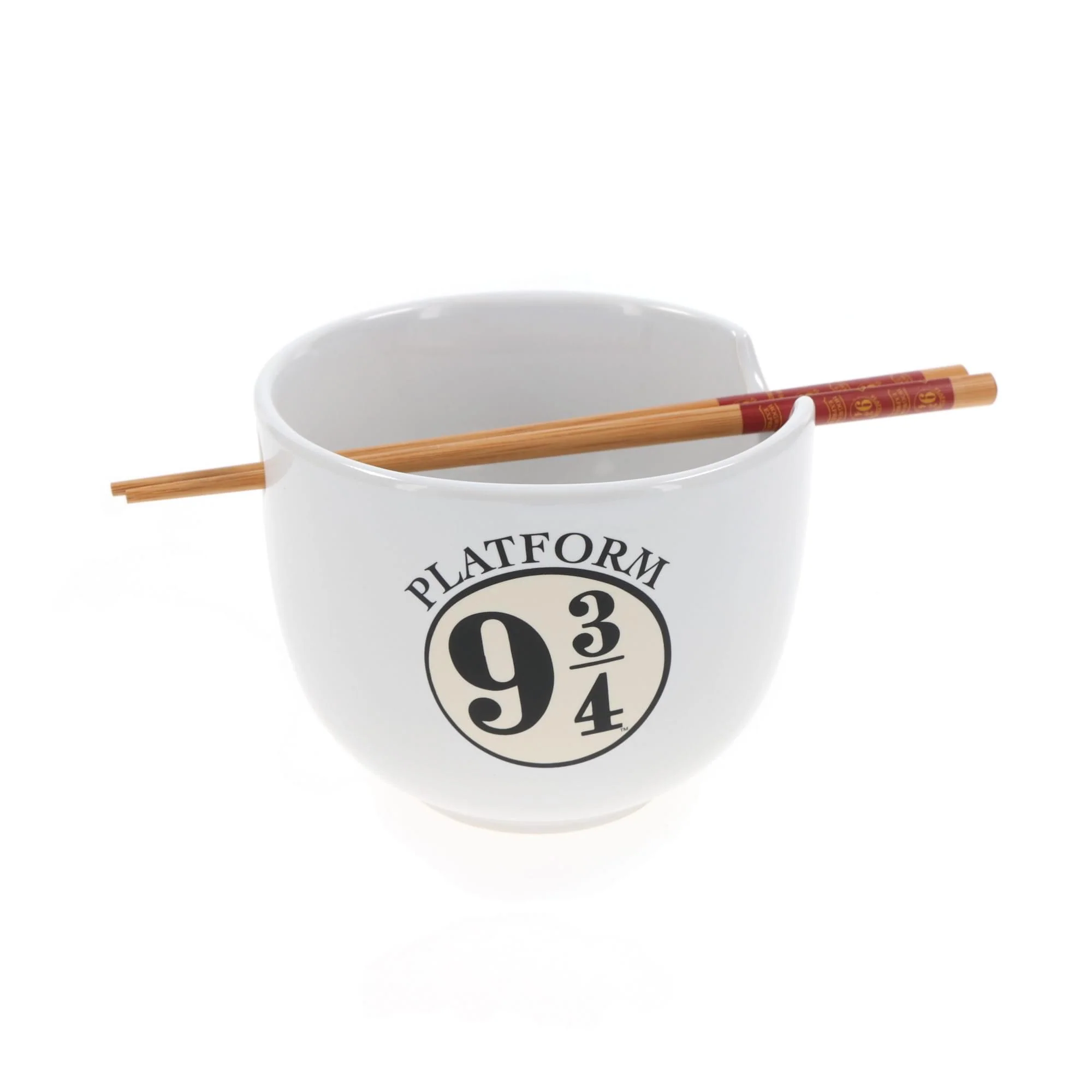 Harry Potter "Hogwarts Railways" 20-Ounce Ceramic Ramen Bowl and Chopstick Set - Image 3
