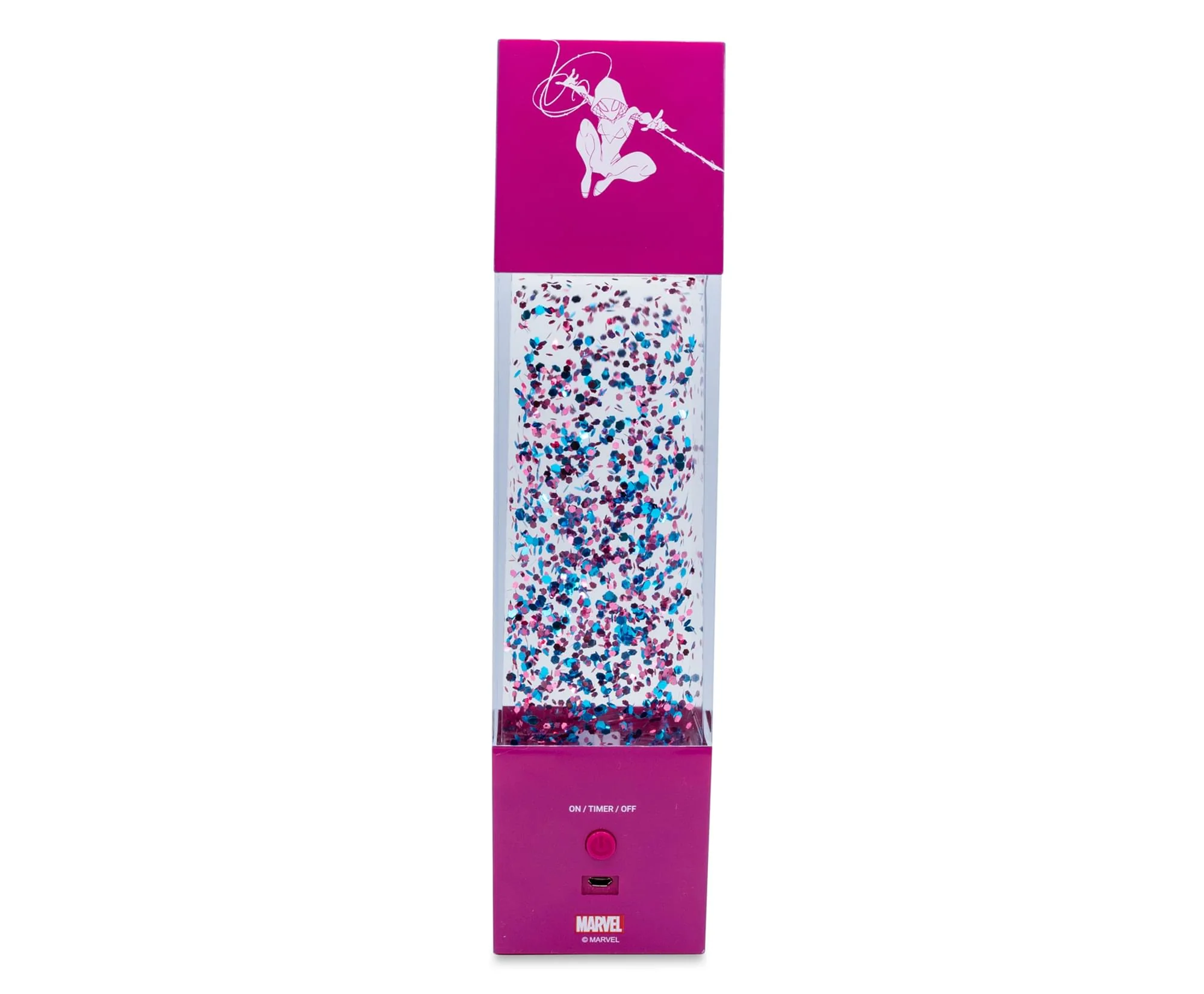 Marvel Spider-Gwen USB Powered Glitter Motion Light | 12 Inches Tall - Image 3