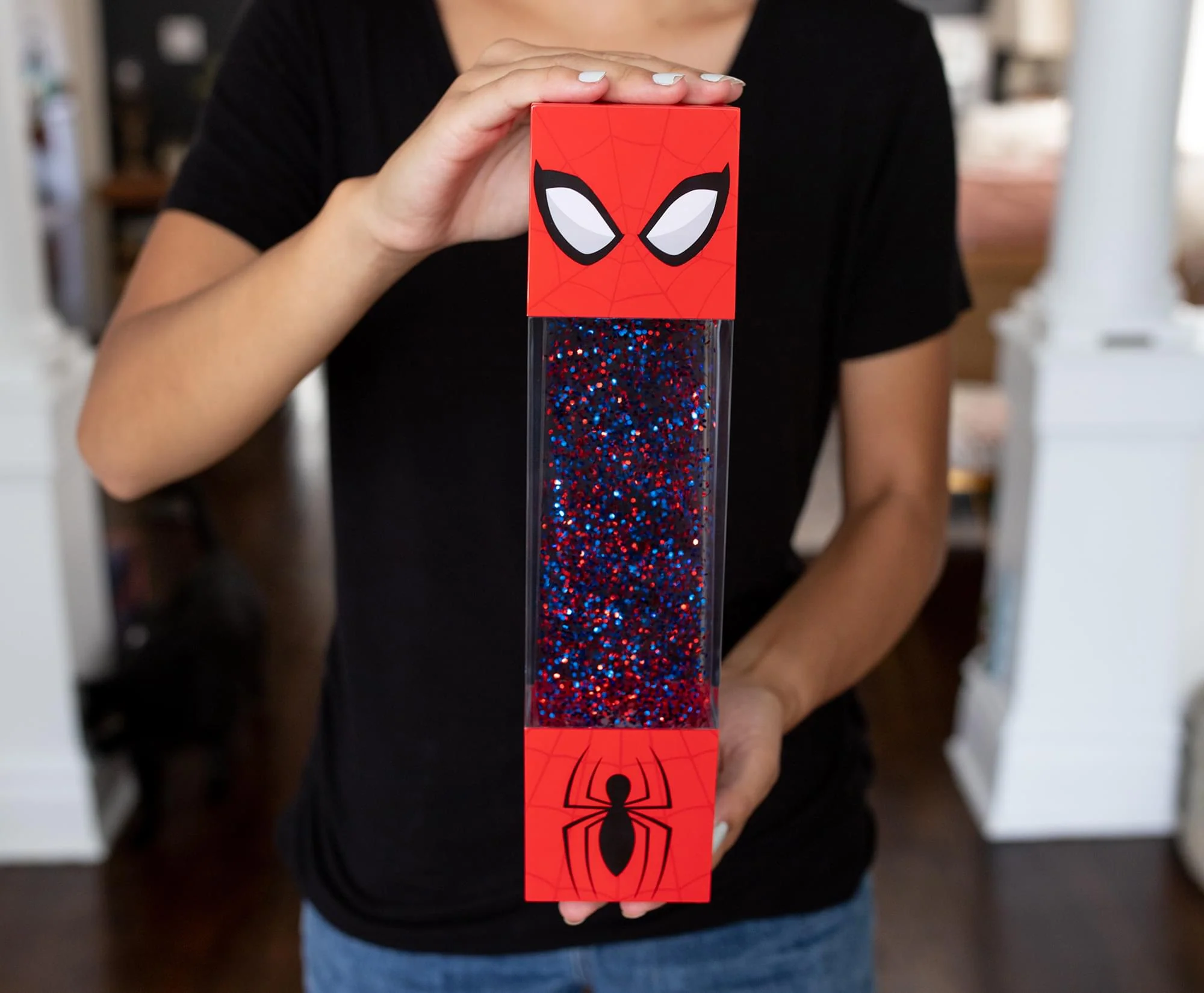 Marvel Spider-Man USB Powered Glitter Motion Light | 12 Inches Tall - Image 4