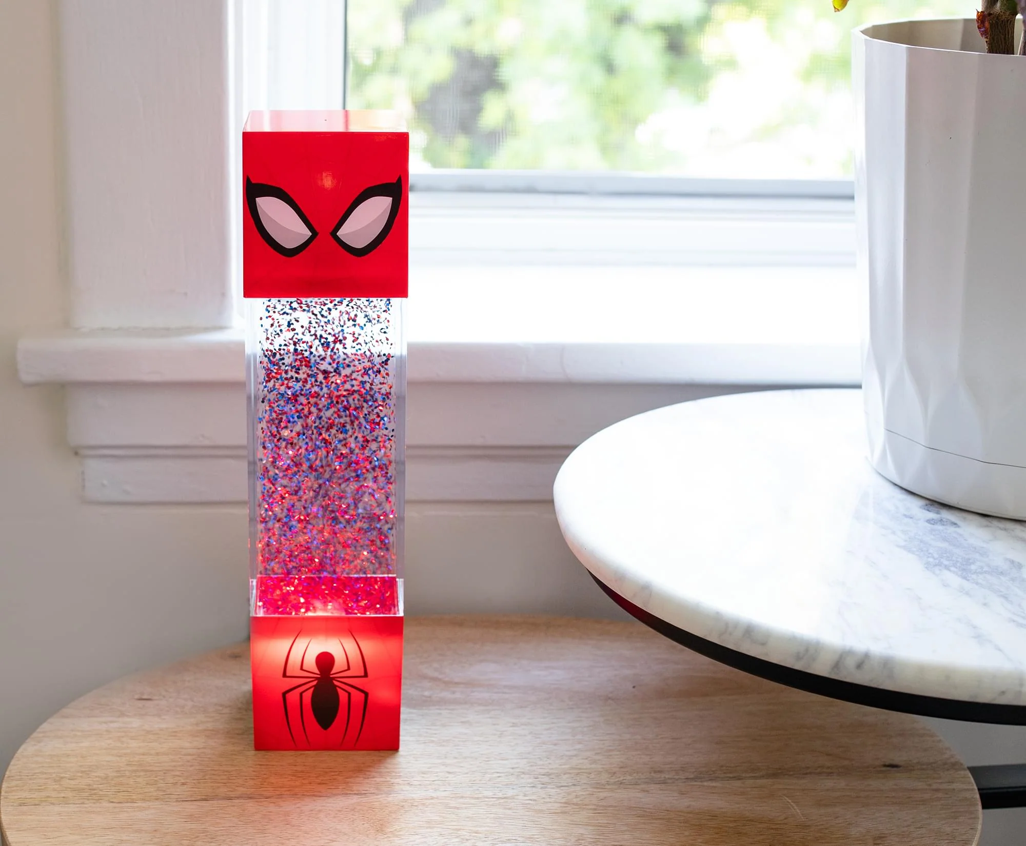 Marvel Spider-Man USB Powered Glitter Motion Light | 12 Inches Tall - Image 6