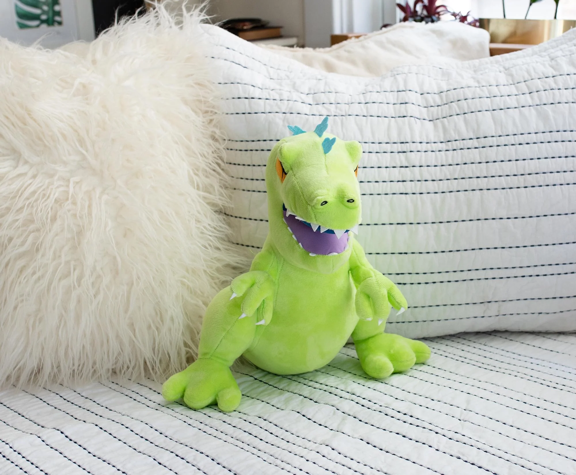 Nickelodeon Rugrats 15-Inch Character Plush Toy | Reptar - Image 4
