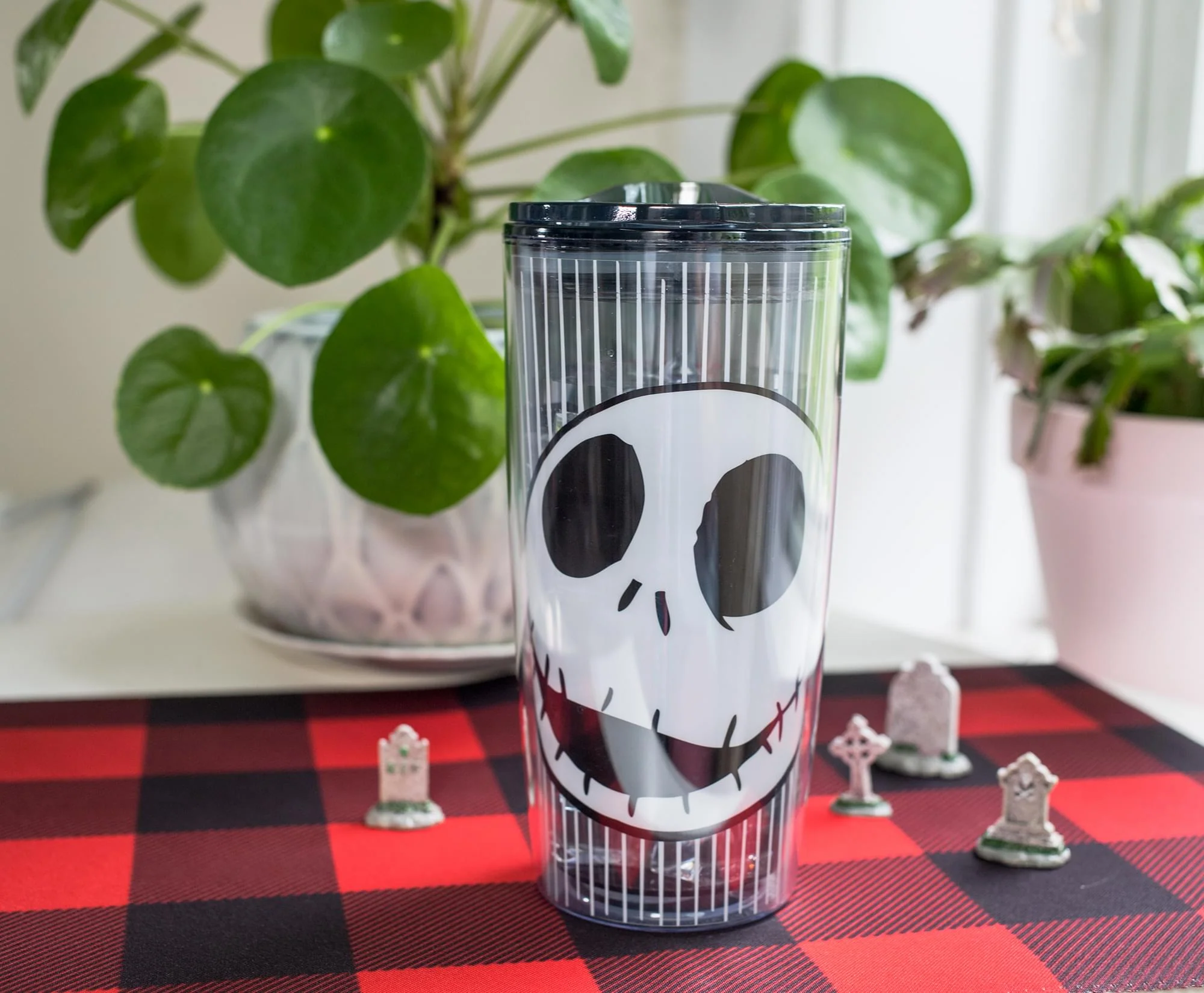Disney Nightmare Before Christmas Jack Skull Plastic Travel Tumbler | 20 Ounces - Image 6