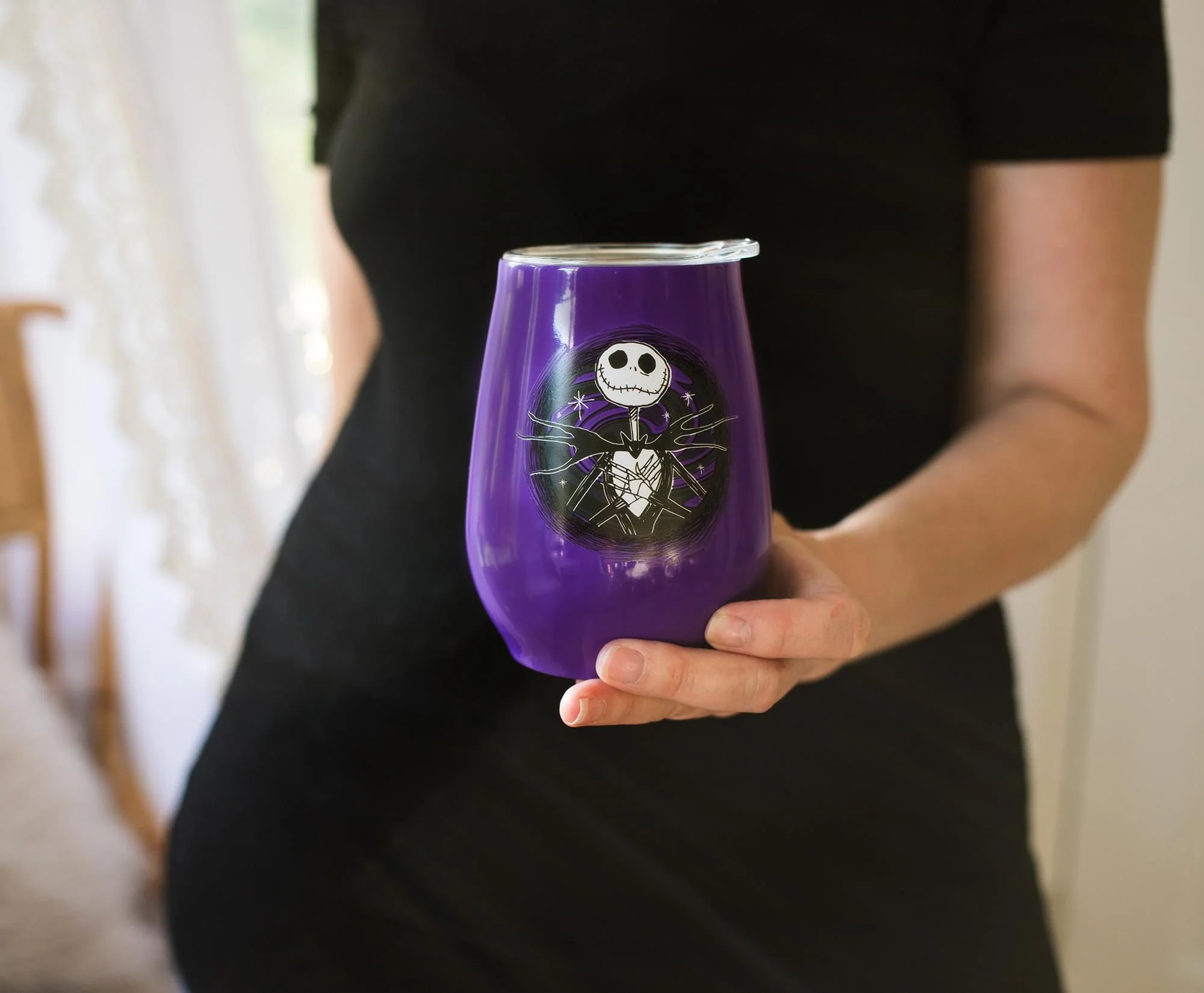 Nightmare Before Christmas Jack Skellington Stainless Steel Tumbler | 10 Ounces - Image 3
