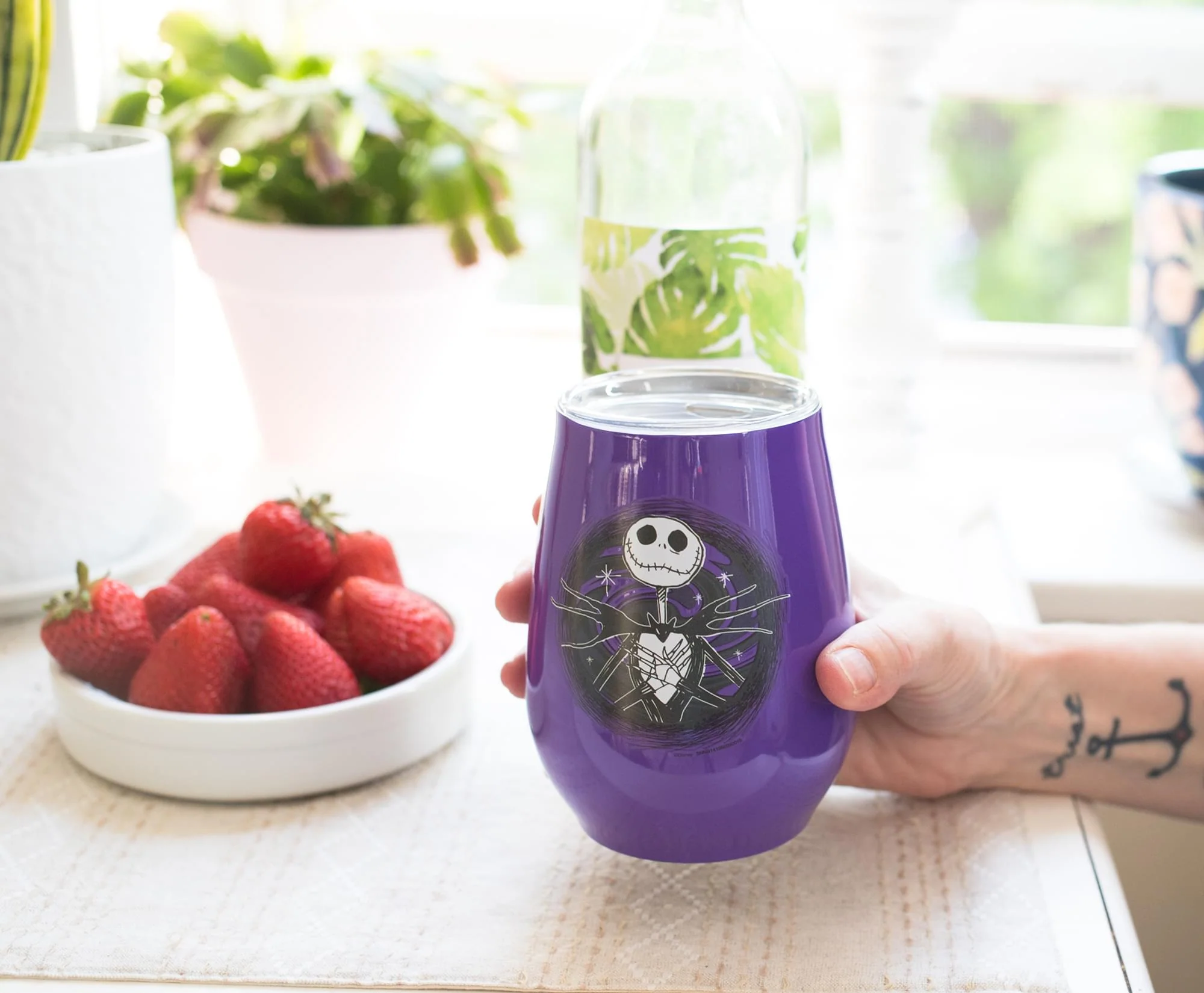 Nightmare Before Christmas Jack Skellington Stainless Steel Tumbler | 10 Ounces - Image 6