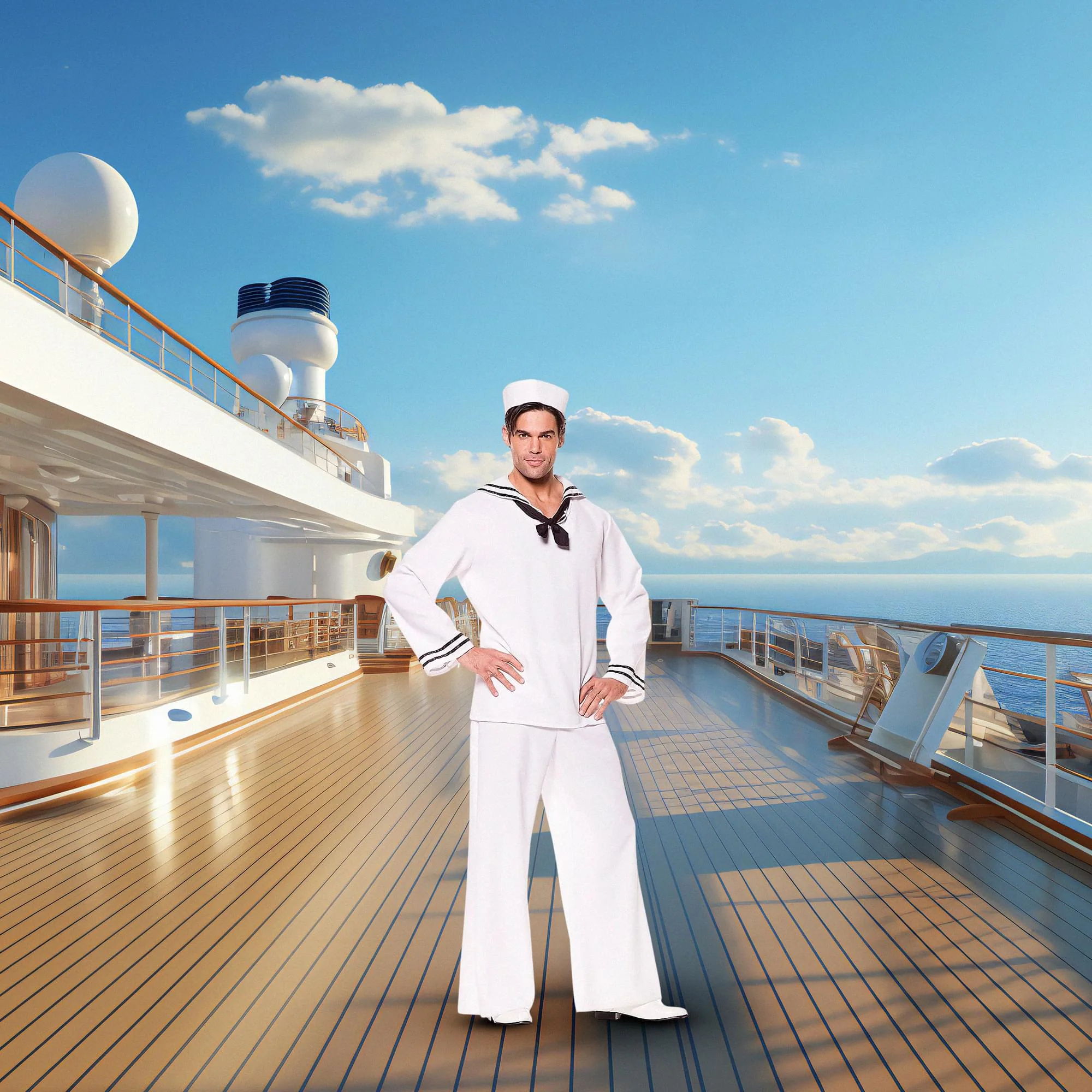 Sailor Men's Costume Shirt - Image 4
