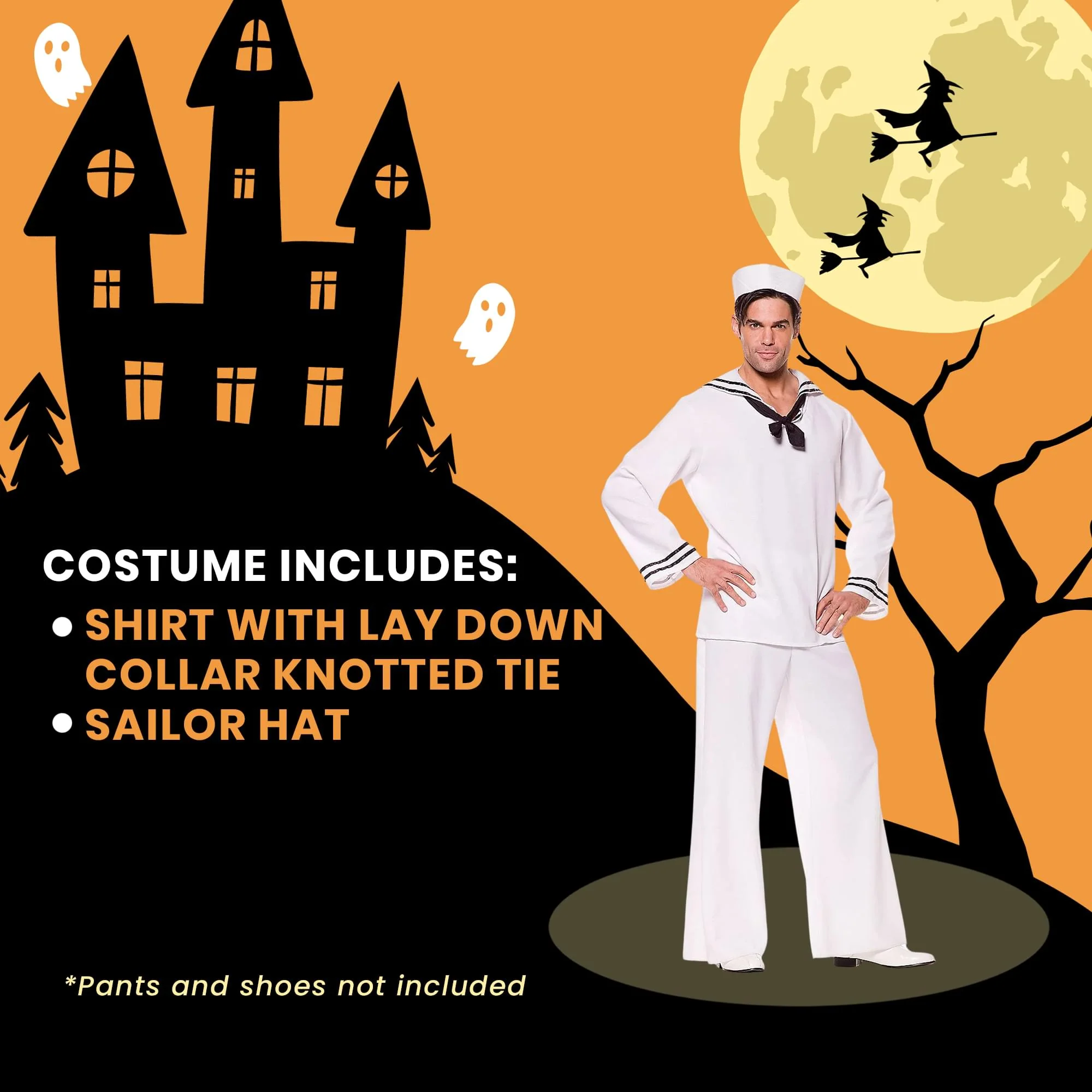Sailor Men's Costume Shirt - Image 6
