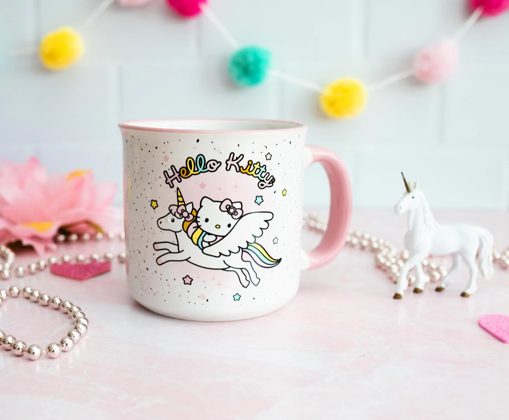 Sanrio Hello Kitty Unicorn Star Ceramic Camper Mug | Holds 20 Ounces - Image 3