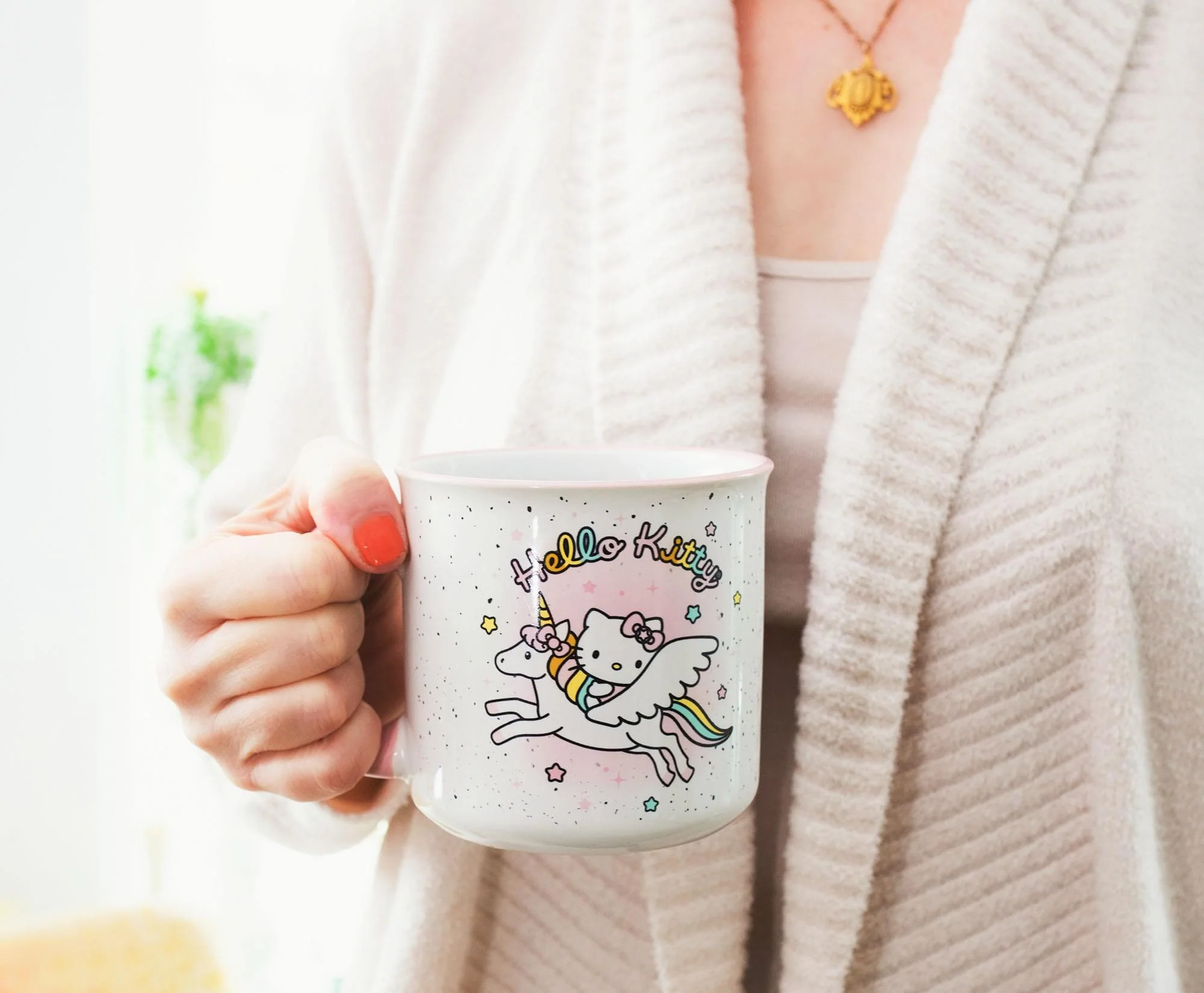 Sanrio Hello Kitty Unicorn Star Ceramic Camper Mug | Holds 20 Ounces - Image 5