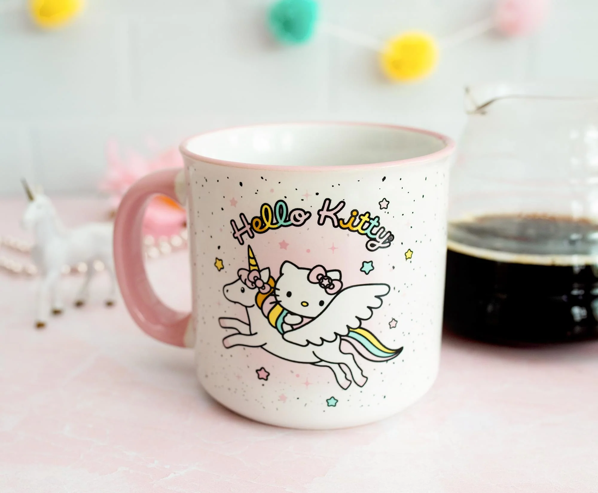 Sanrio Hello Kitty Unicorn Star Ceramic Camper Mug | Holds 20 Ounces - Image 6
