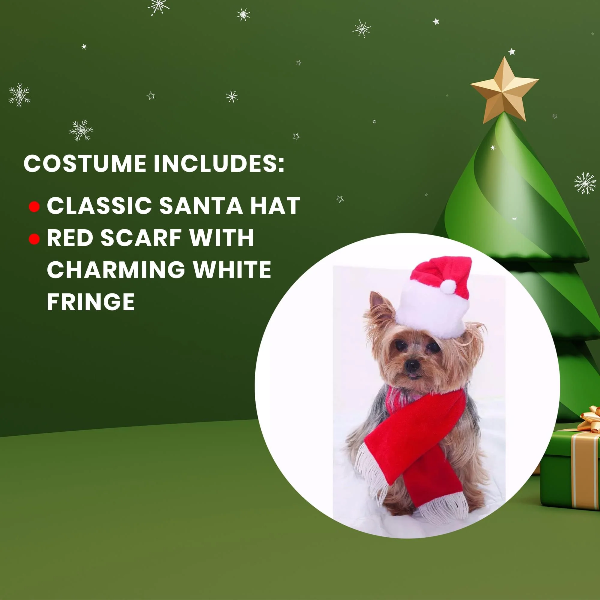 Santa Christmas Pet Costume - Image 3