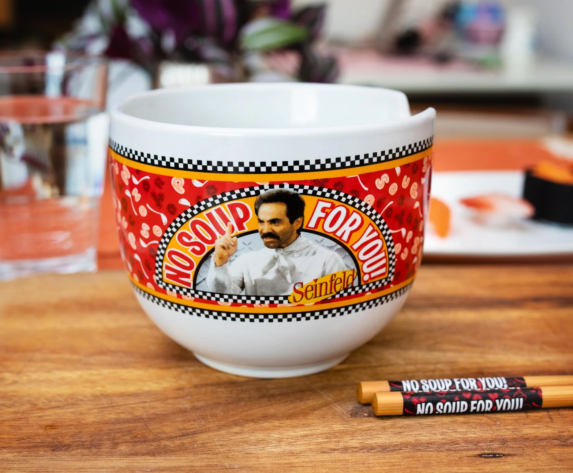 Seinfeld "No Soup For You" 20-Ounce Ramen Bowl and Chopstick Set - Image 3
