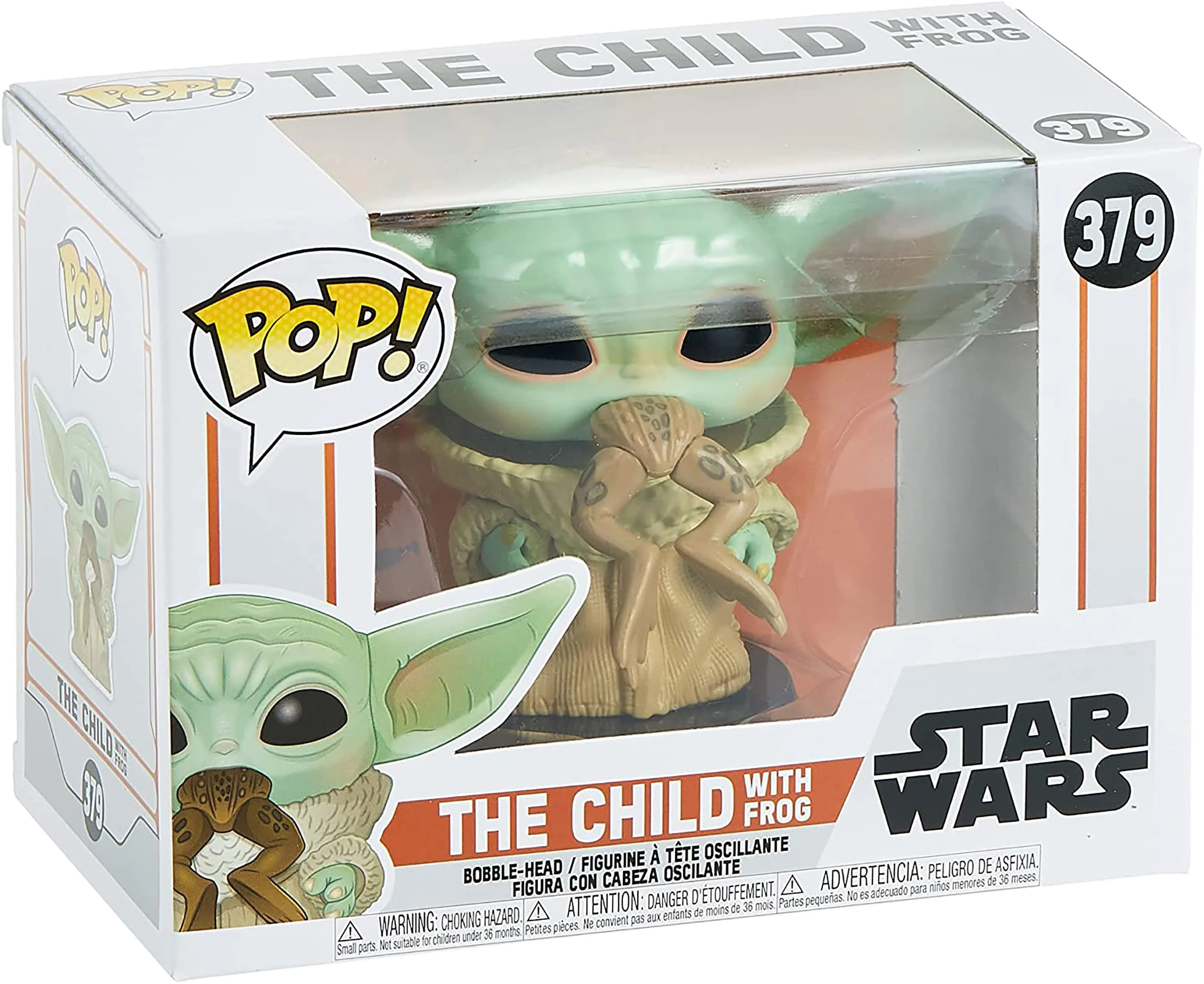Star Wars The Mandalorian Funko POP Vinyl Figure | The Child w/ Frog - Image 3