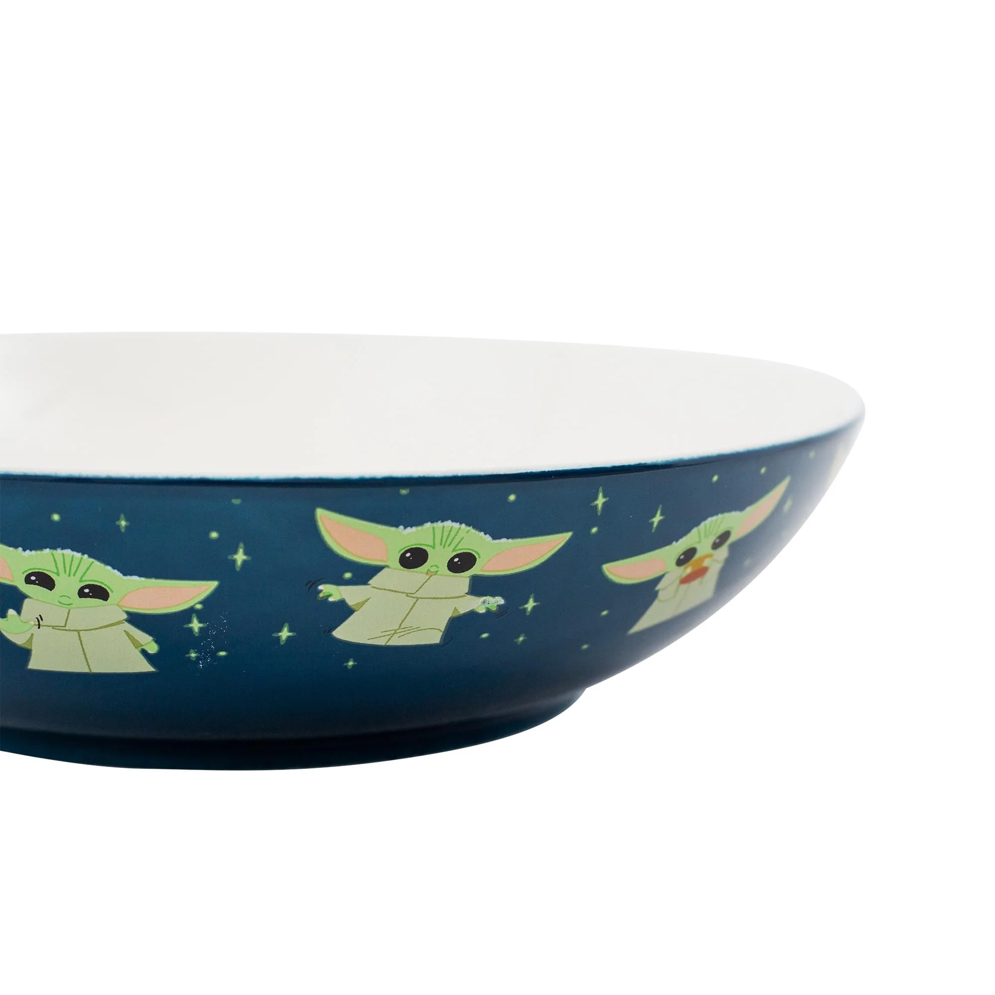 Star Wars: The Mandalorian Grogu Snack Time 9-Inch Ceramic Dinner Bowl - Image 3