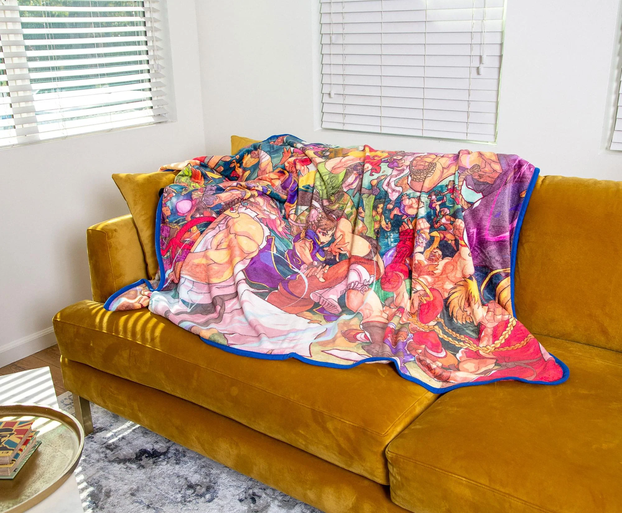 Street Fighter Fleece Throw Blanket | 45 x 60 Inches - Image 4