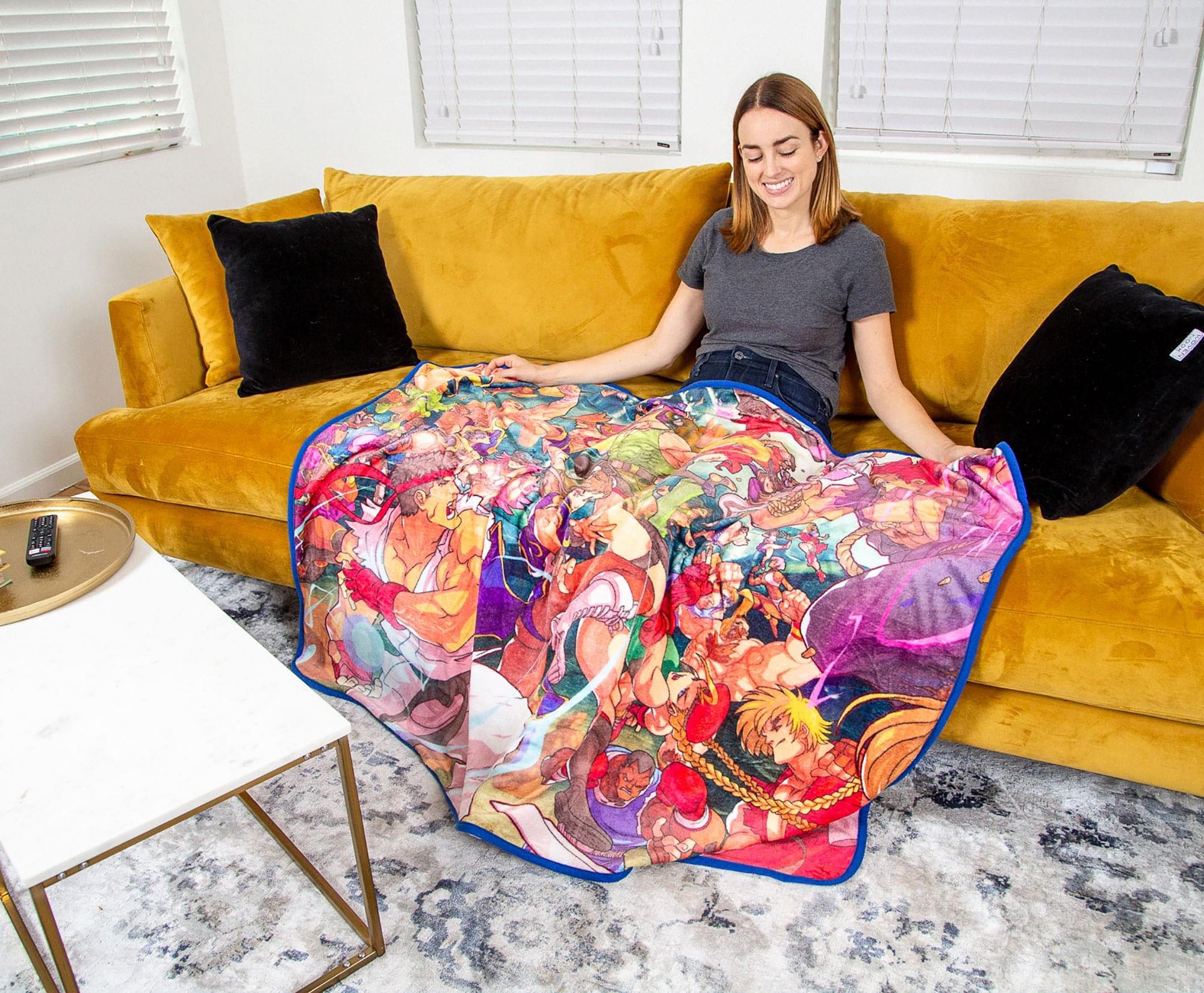 Street Fighter Fleece Throw Blanket | 45 x 60 Inches - Image 5